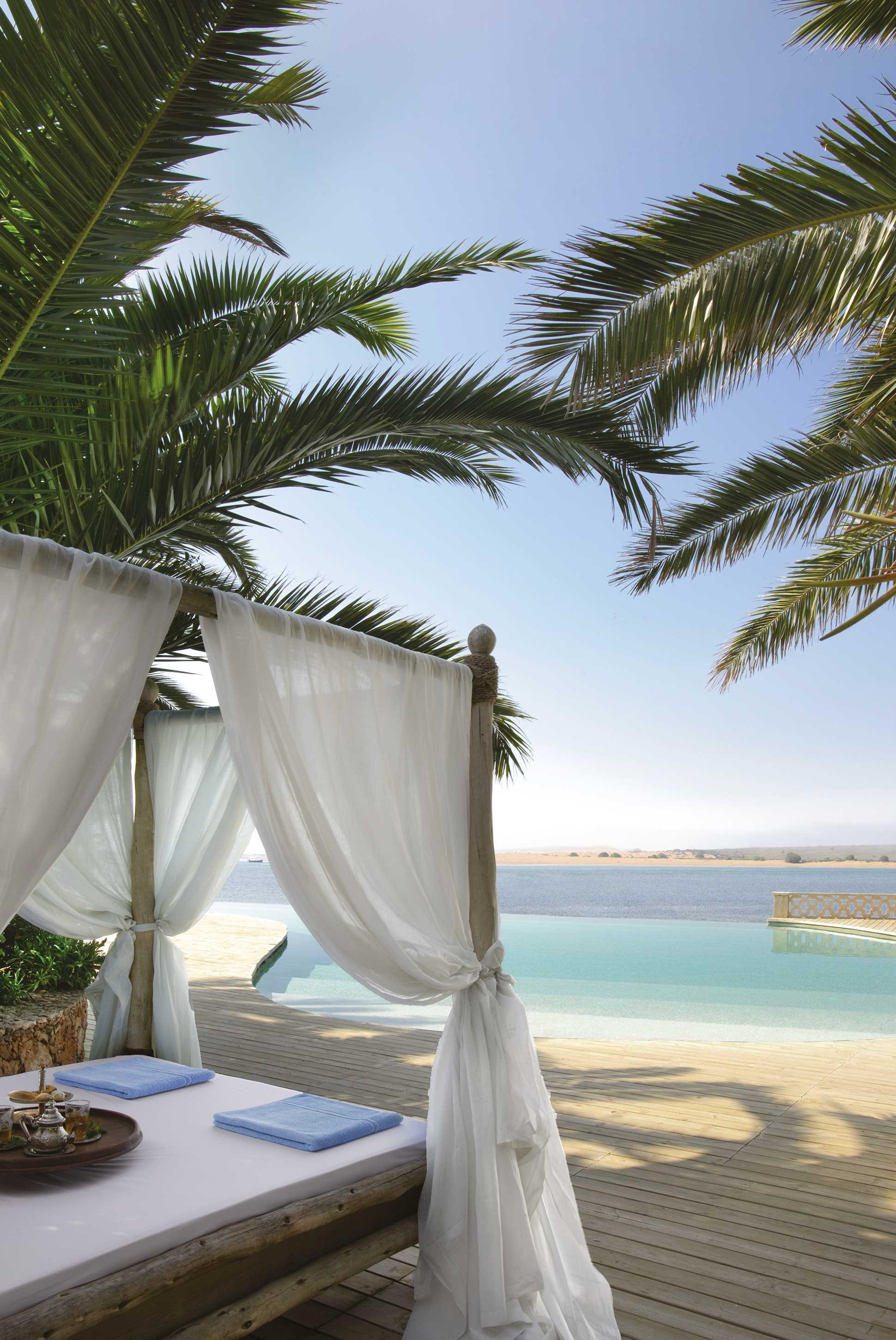 Hôtel de luxe La Sultana Oualidia 5 étoiles Afrique Maroc Oualidia plage